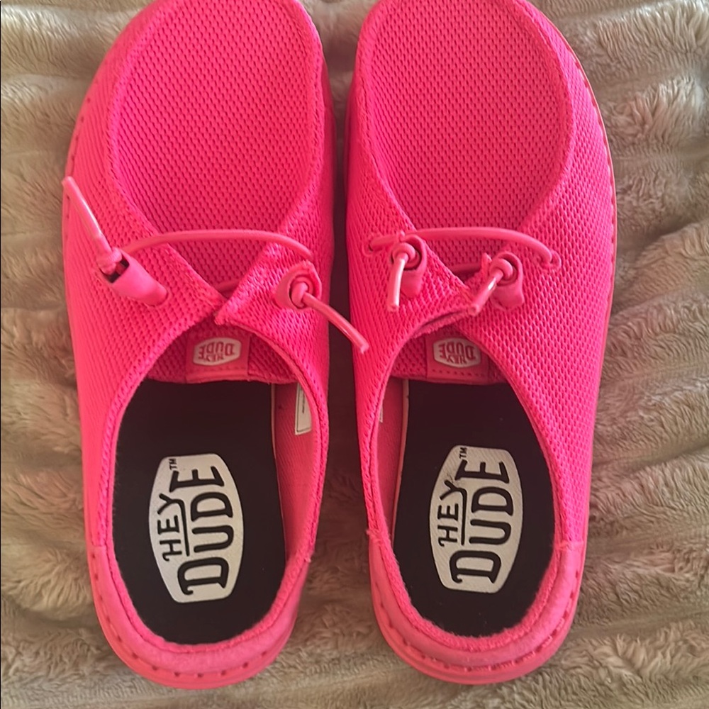 Hey Dude Kids Pink Shoes